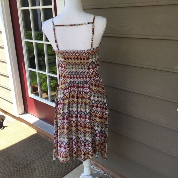 Spaghetti Strap Handkerchief Hem Flowy Summer Dress S - Picture 3 of 7